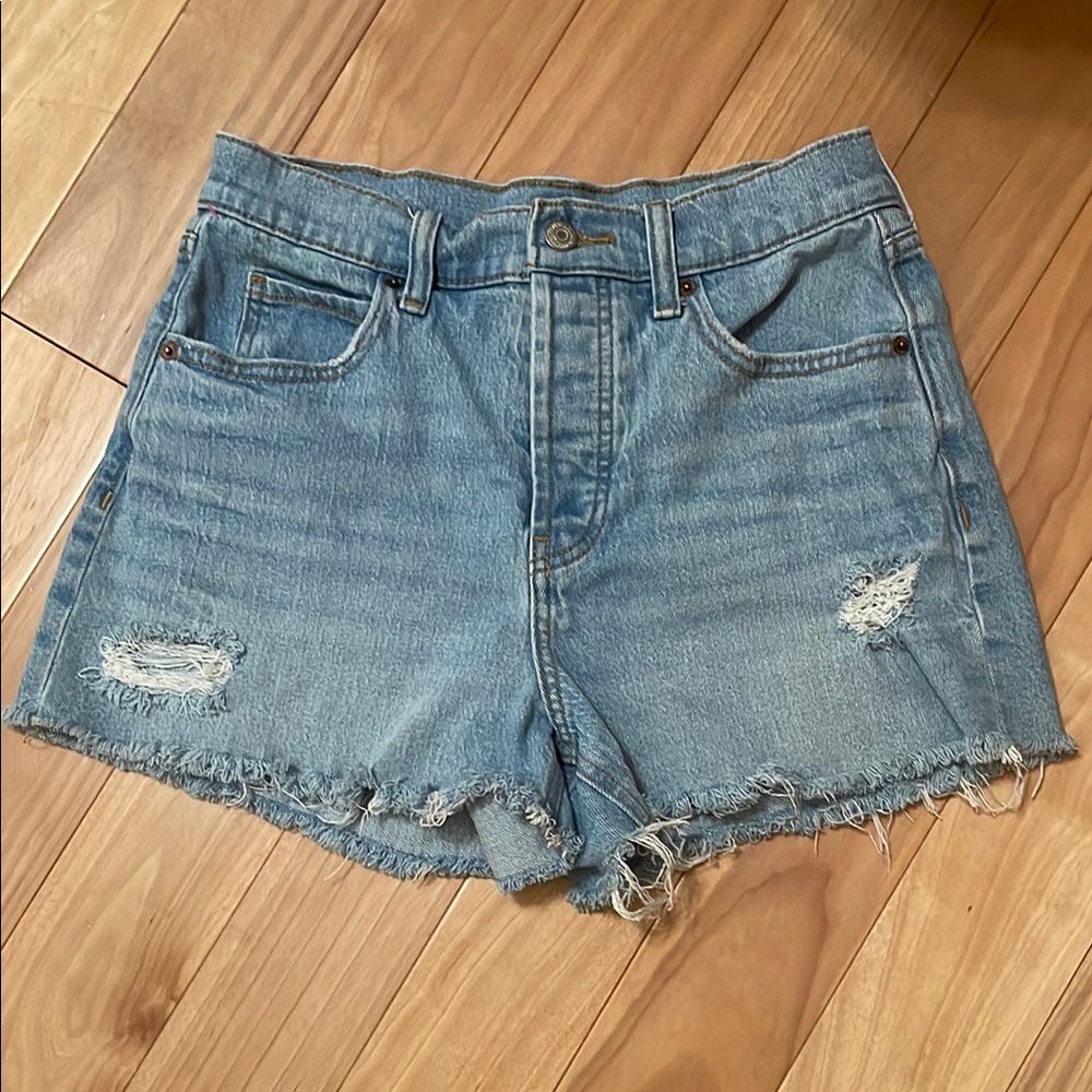 Denim Distressed Women's Shorts